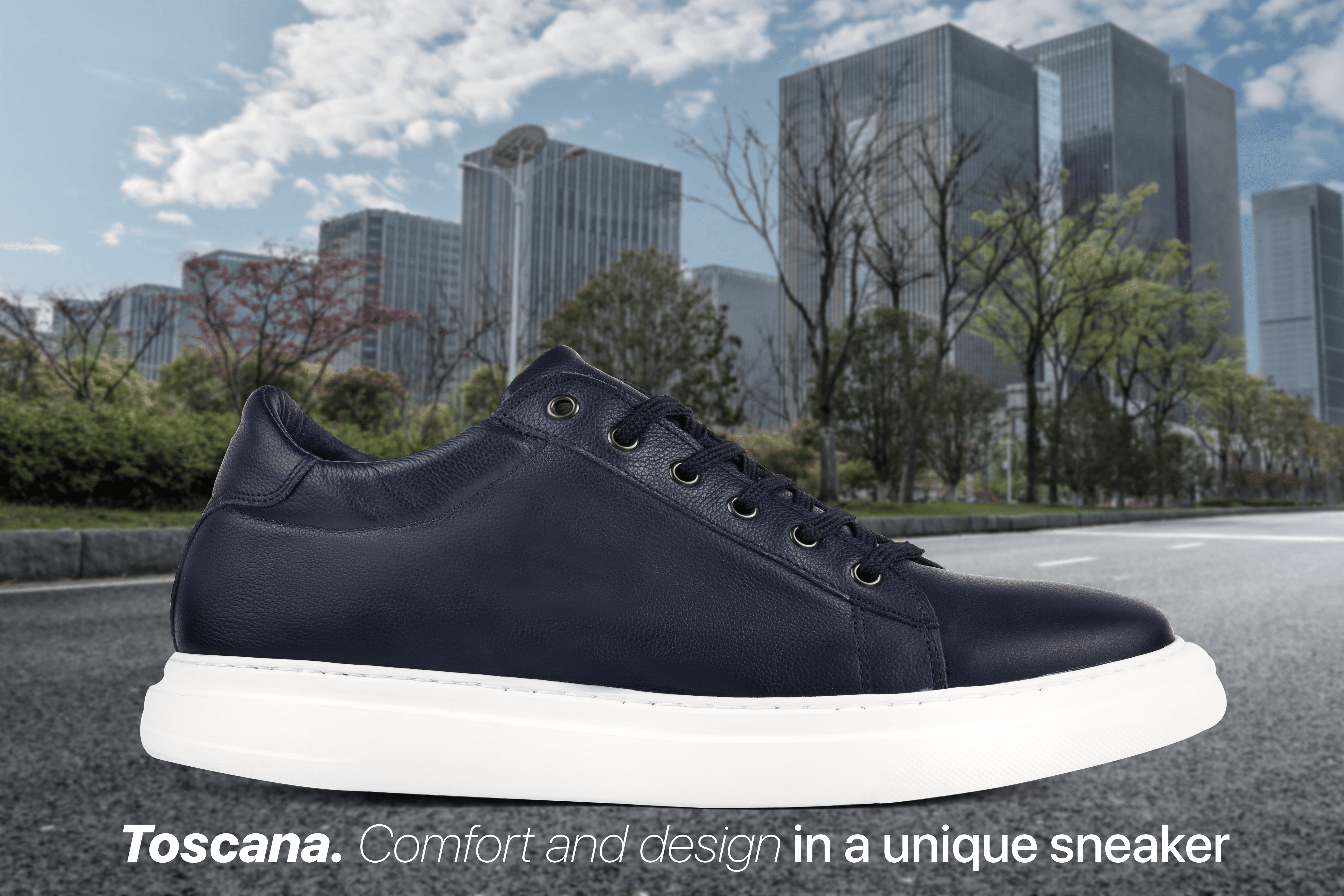 Toscana. Comfort and design in a unique sneaker.