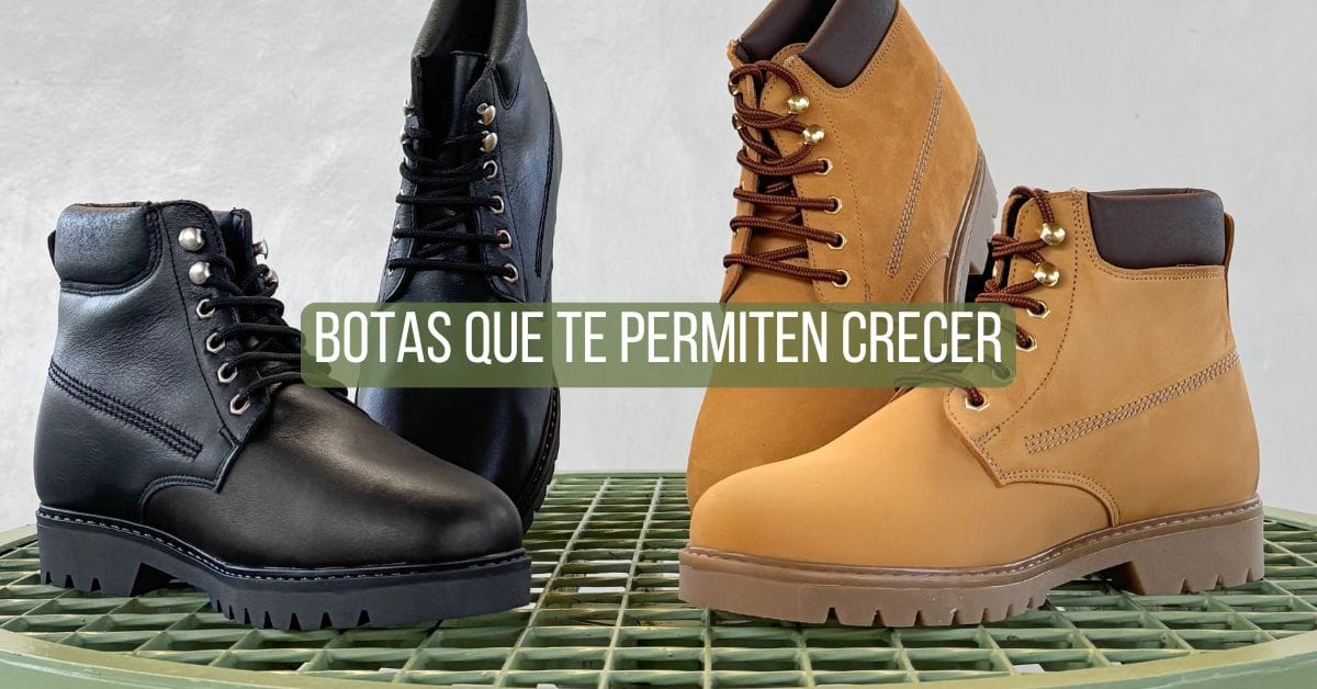 Botas que te permiten crecer