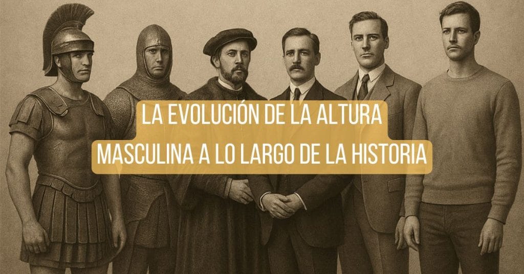 La evolución de la altura masculina a lo largo de la historia