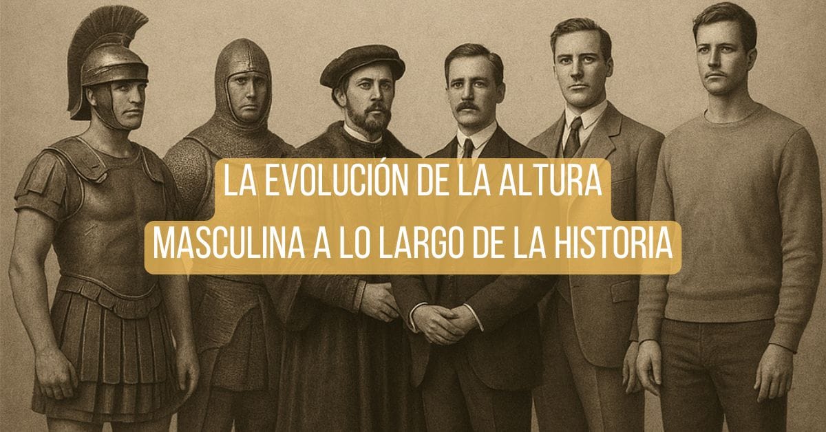 La evolución de la altura masculina a lo largo de la historia